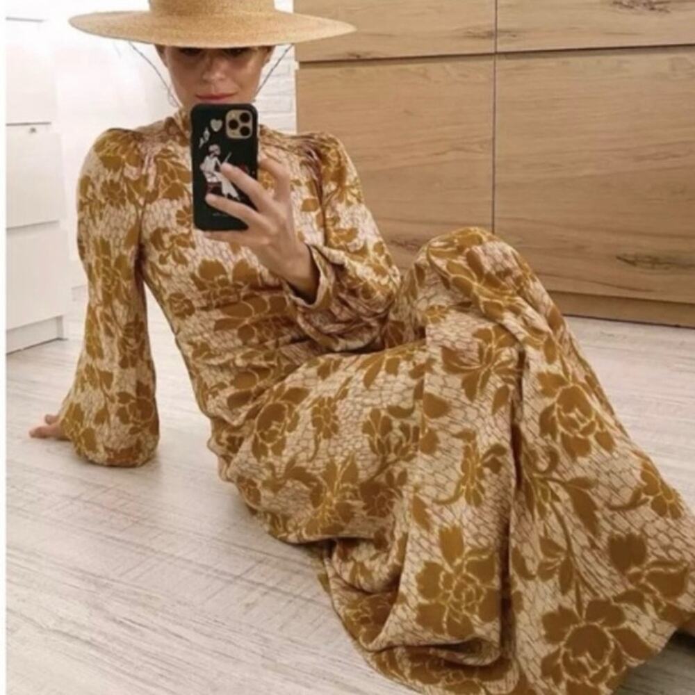 Zara Floral Maxi Dress